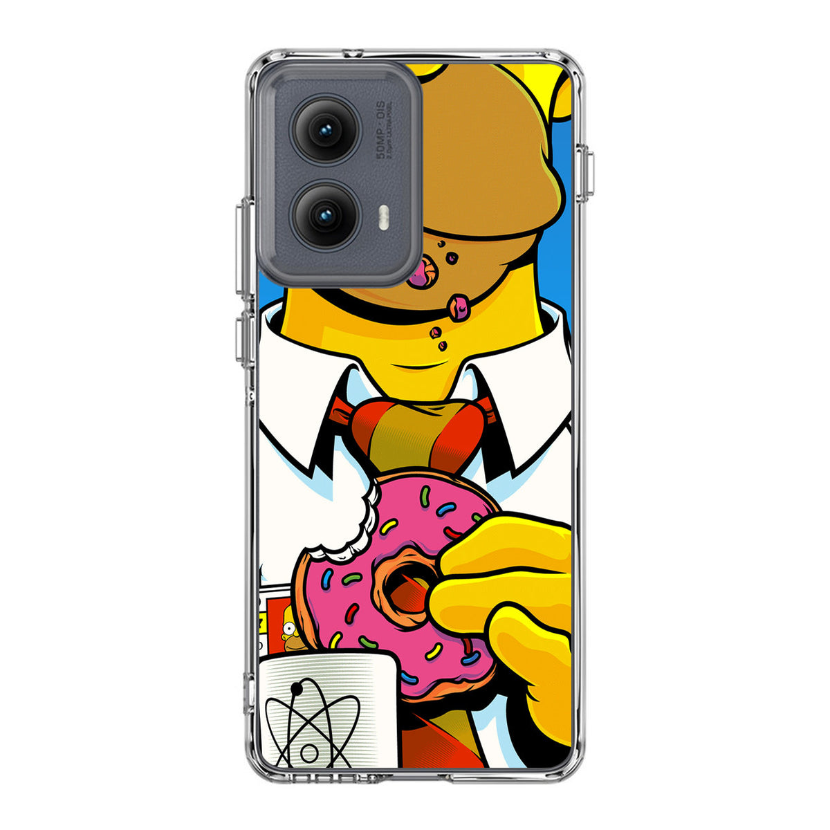 Homer Eats Donut Motorola Edge 2024 Case