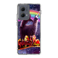 LLama And Sloth On Space Motorola Edge 2024 Case
