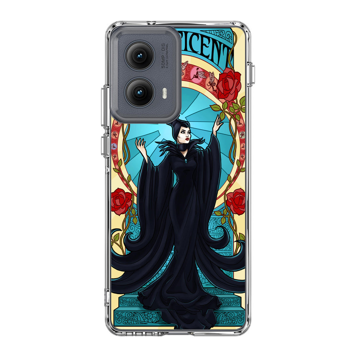 Maleficent With Flower Motorola Edge 2024 Case