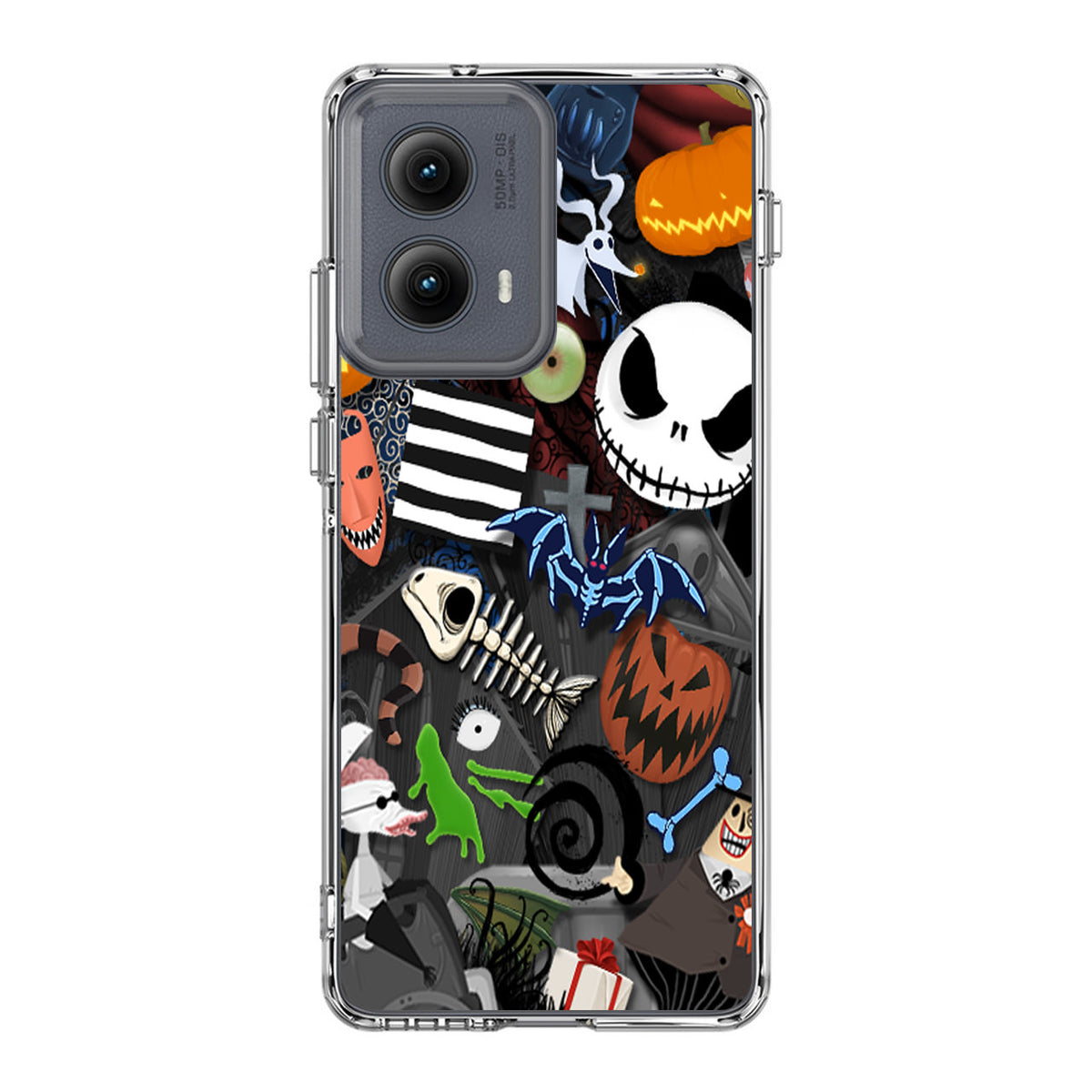 Nightmare Before Chrismast Collage Motorola Edge 2024 Case
