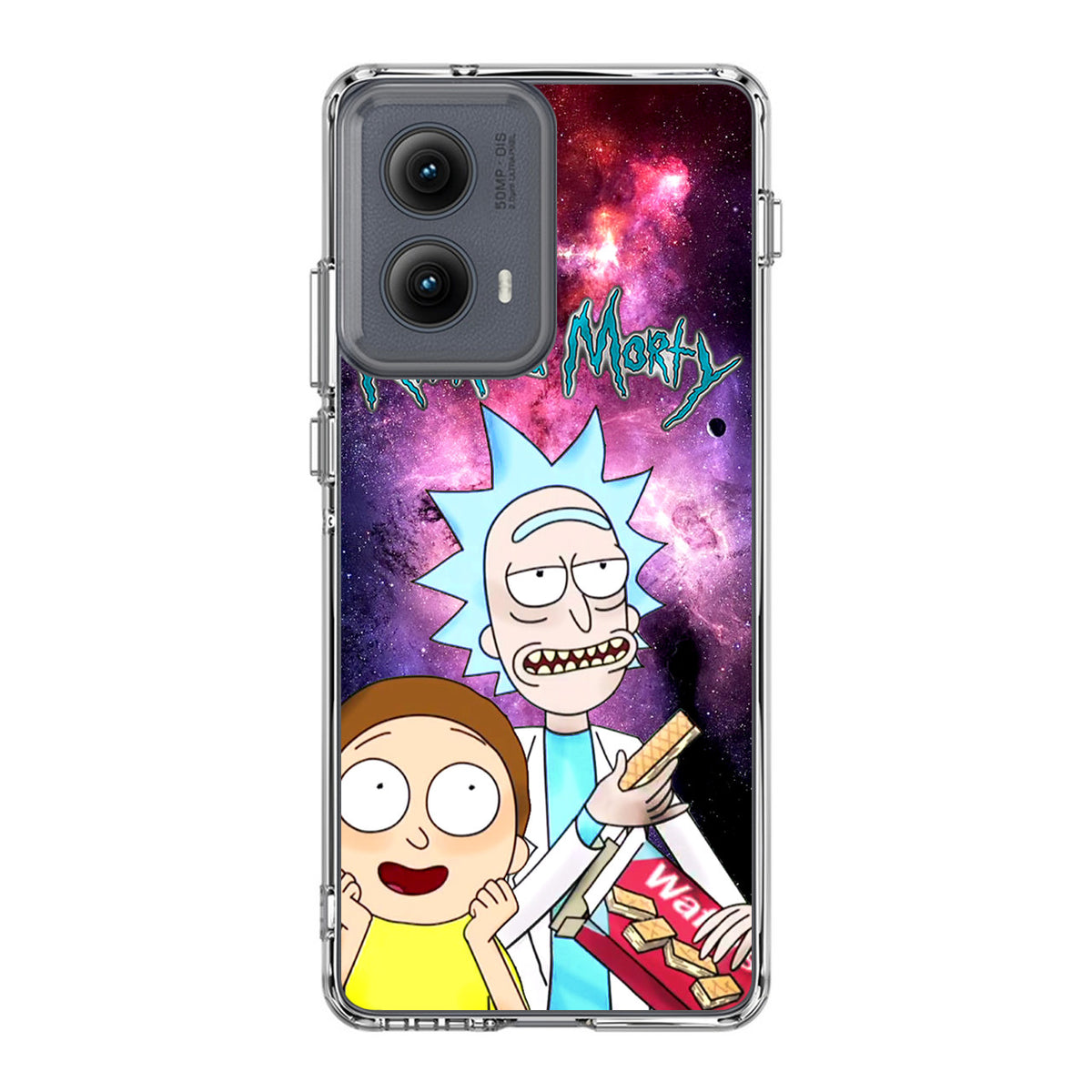 Rick And Morty Nebula Space Motorola Edge 2024 Case