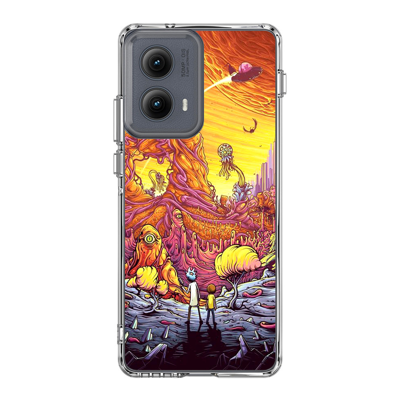 Rick And Morty Alien Planet Motorola Edge 2024 Case