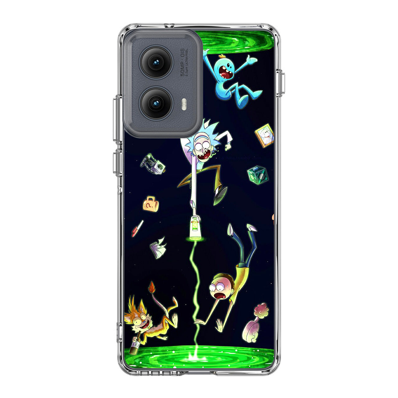 Rick And Morty Portal Fall Motorola Edge 2024 Case