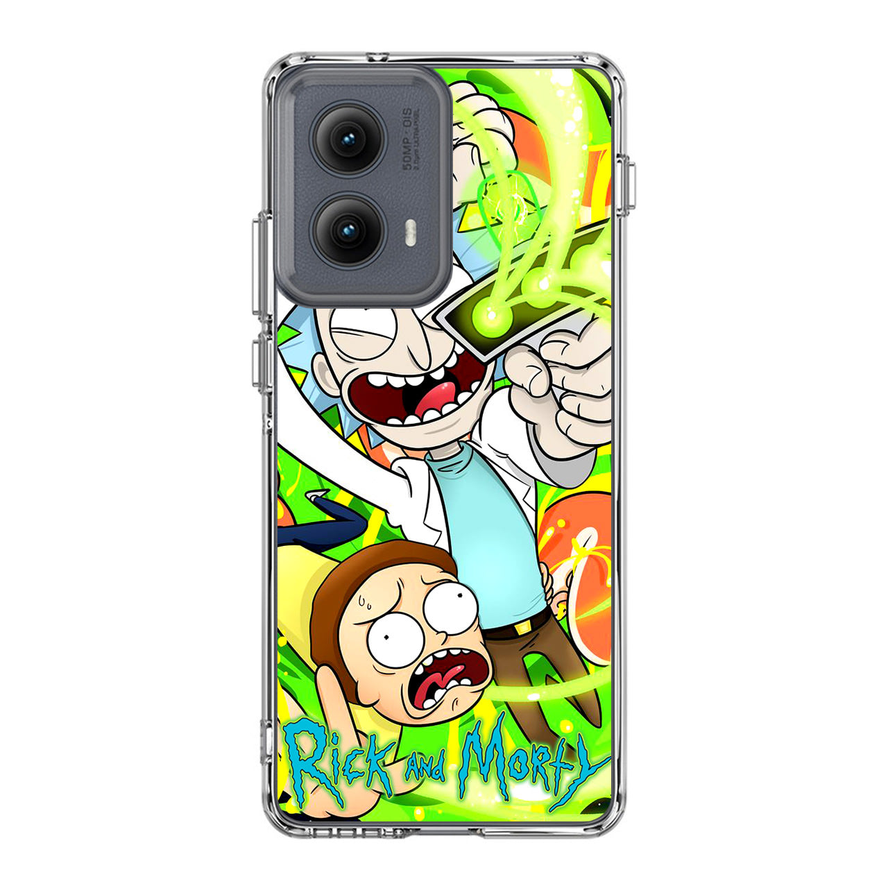 Rick And Morty Shoot Portal Gun Motorola Edge 2024 Case