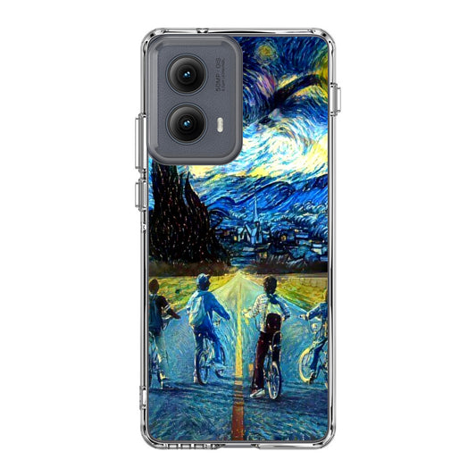 Stranger At Starry Night Motorola Edge 2024 Case
