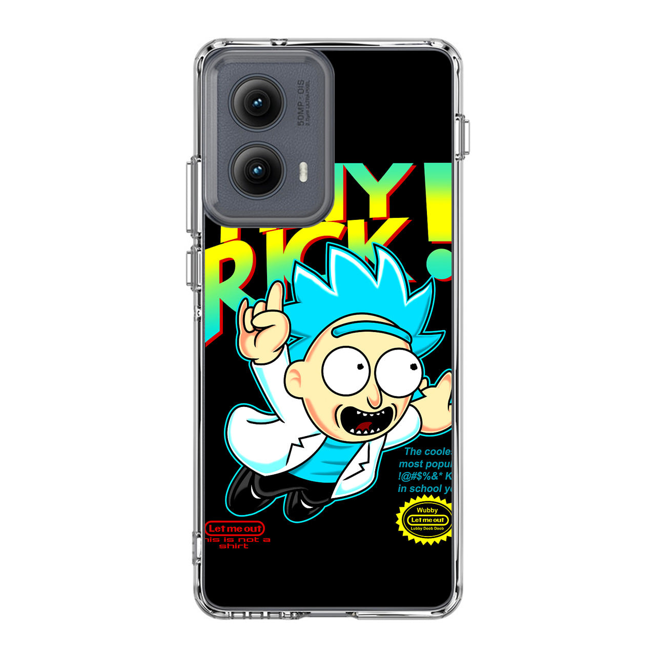 Tiny Rick Let Me Out Motorola Edge 2024 Case
