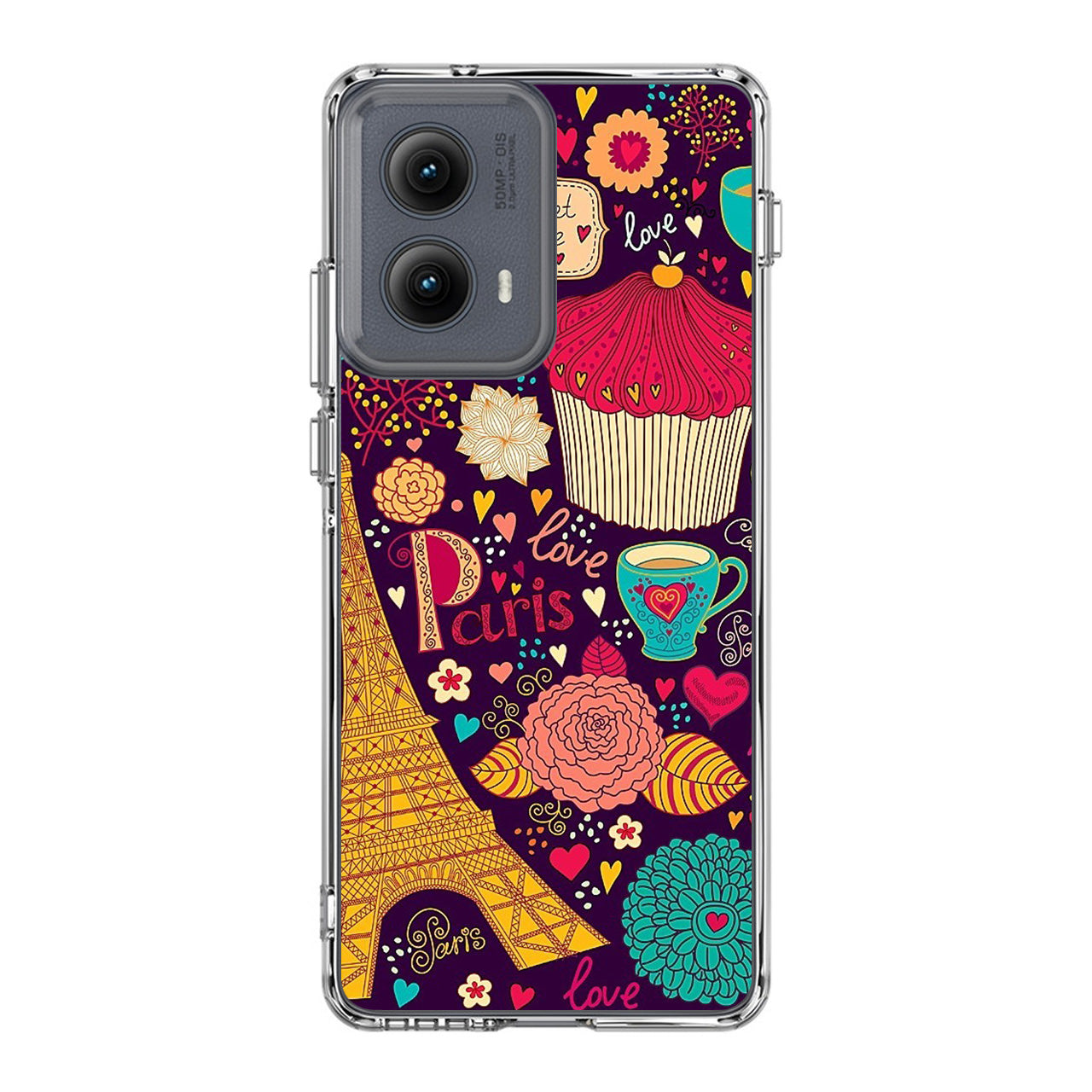 Vintage Love In Paris Motorola Edge 2024 Case