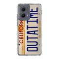 Back to the Future License Plate Outatime Motorola Edge 2024 Case