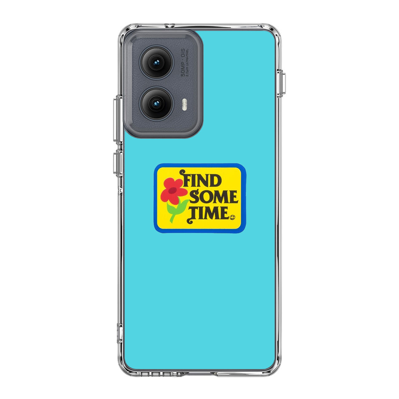 Find Some Time Flower Motorola Edge 2024 Case