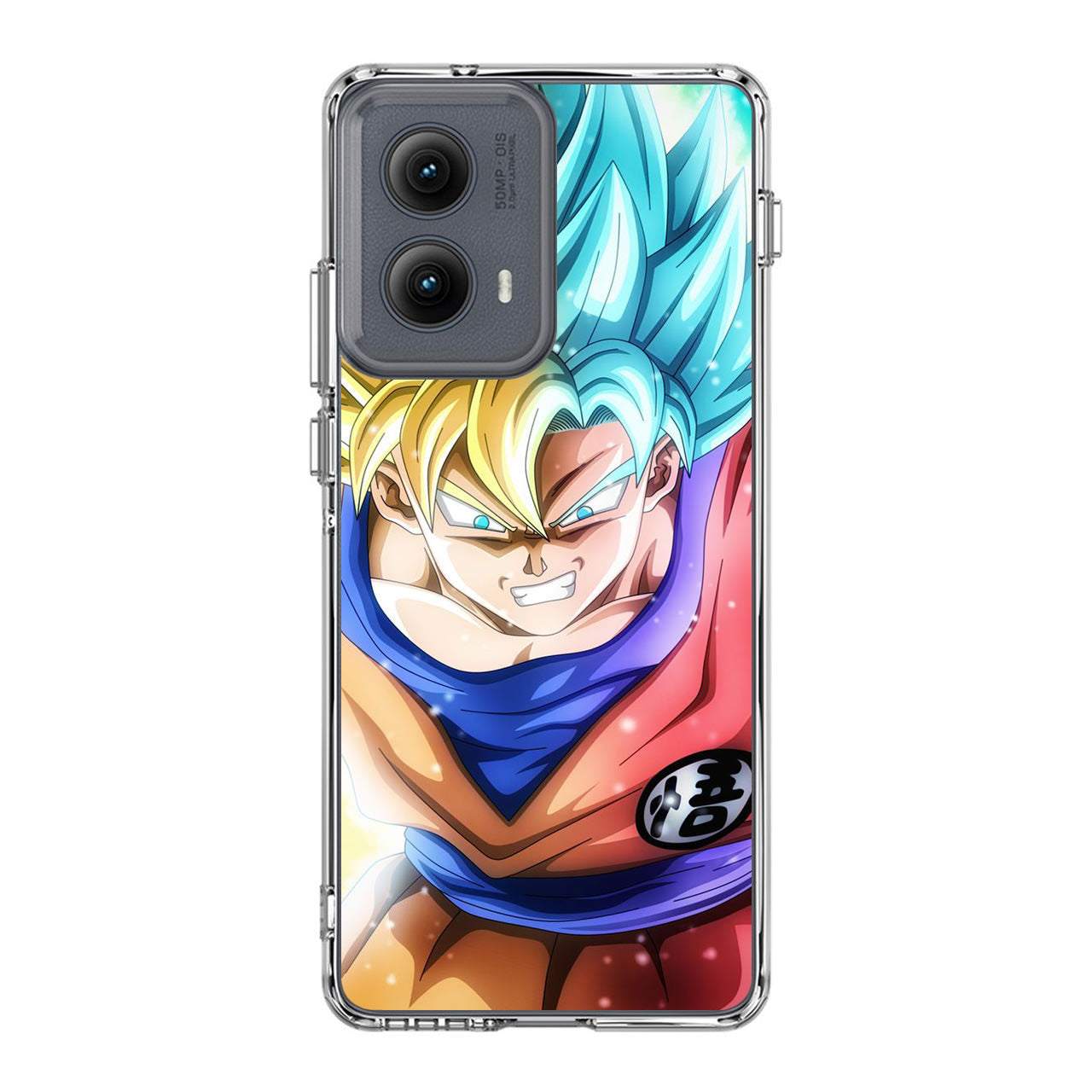 Goku SSJ 1 to SSJ Blue Motorola Edge 2024 Case