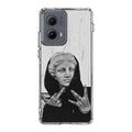 Greek Statue Wearing Hoodie Motorola Edge 2024 Case