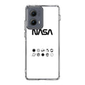NASA Minimalist White Motorola Edge 2024 Case