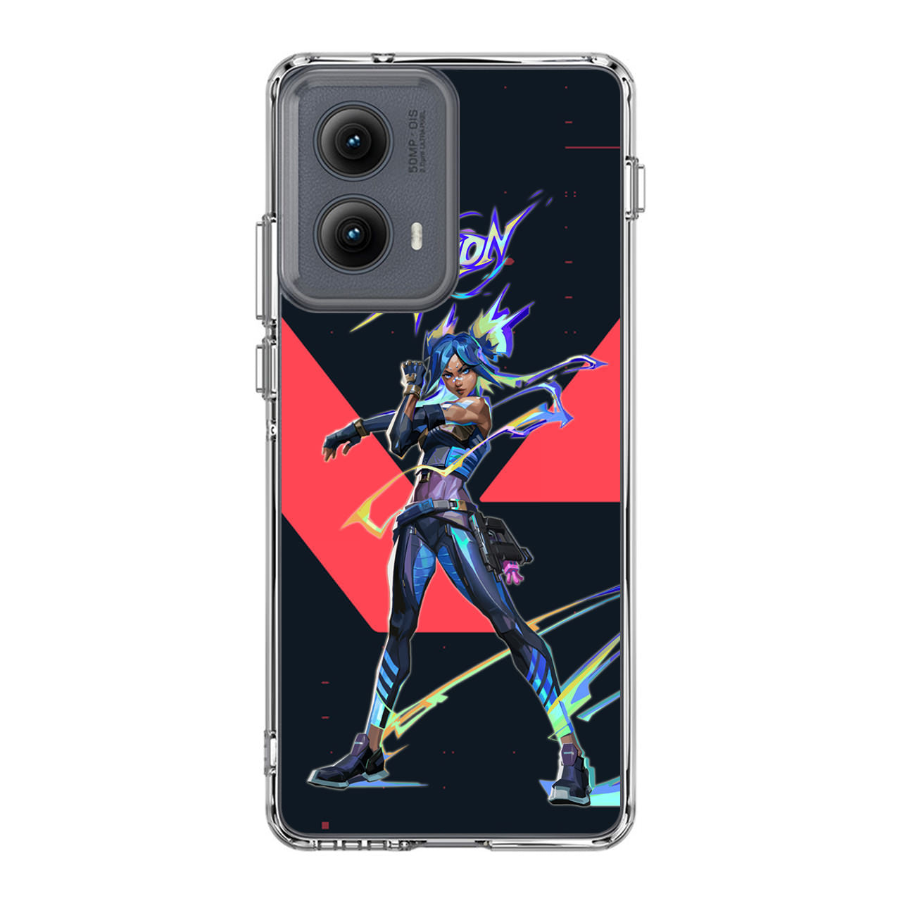 Neon Artwork Motorola Edge 2024 Case