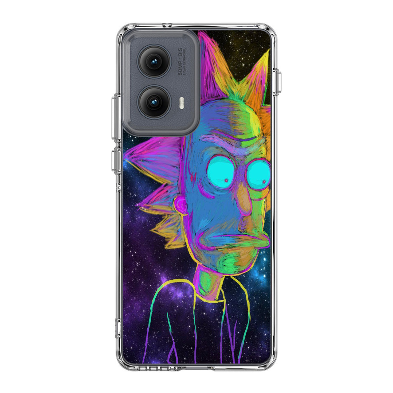 Rick Colorful Crayon Space Motorola Edge 2024 Case