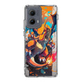 Charizard Inferno on Canvas Motorola Edge 2024 Case