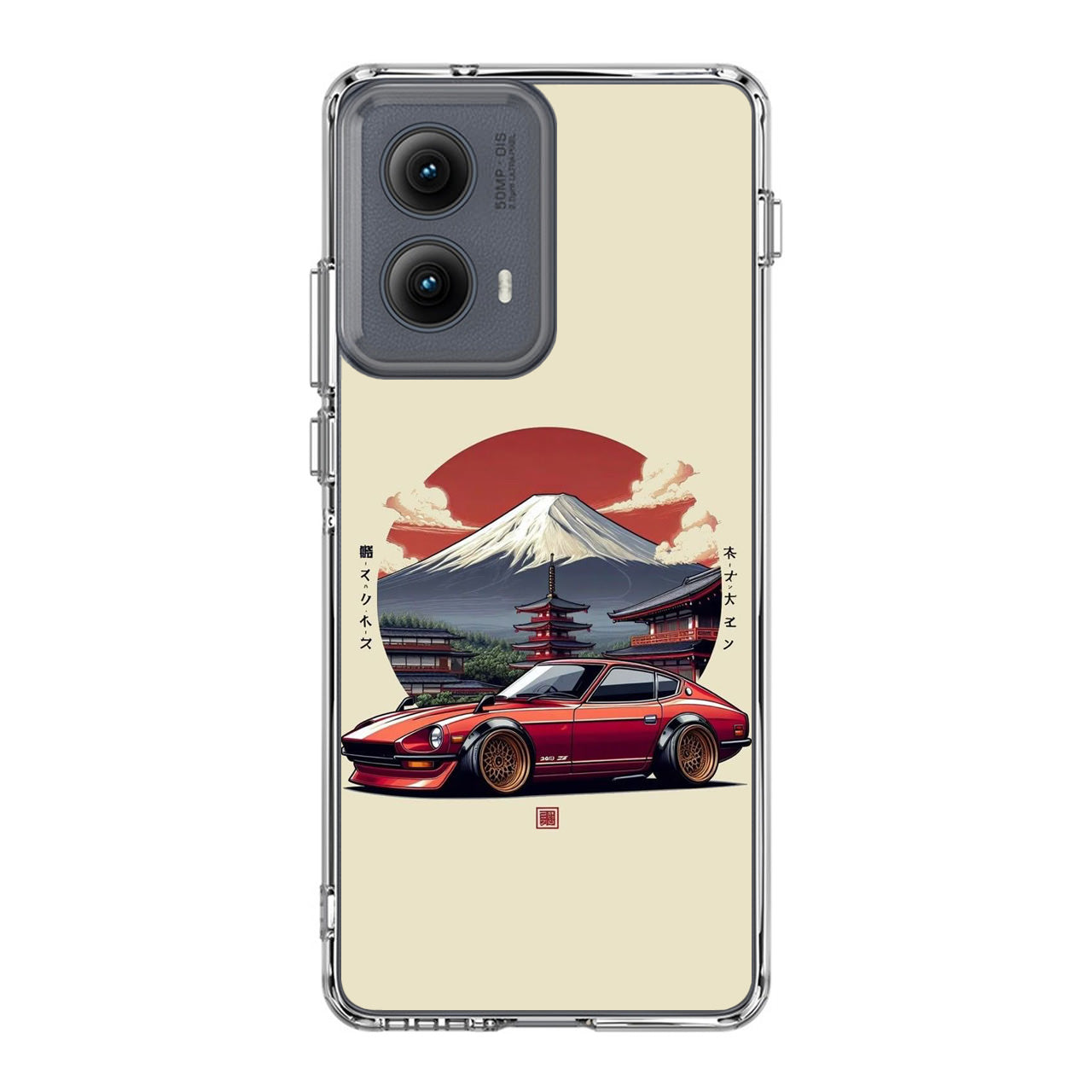 Fuji Fastback Racing the Rising Sun Motorola Edge 2024 Case