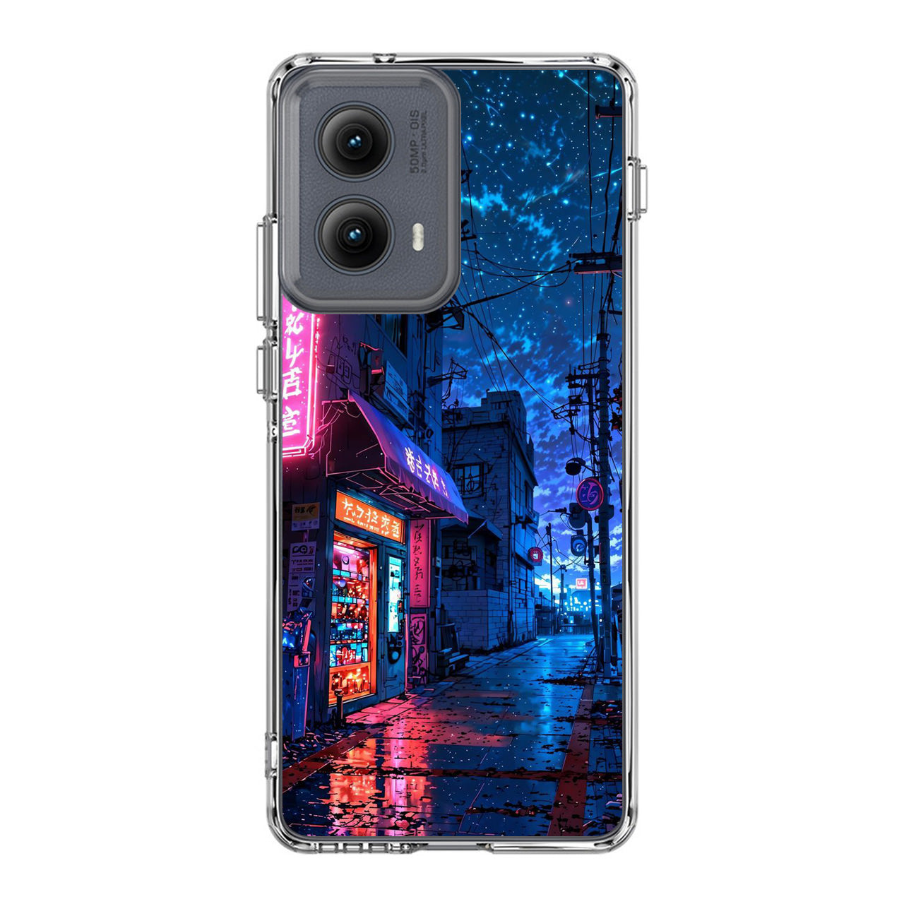 Japan Neon Reverie Motorola Edge 2024 Case