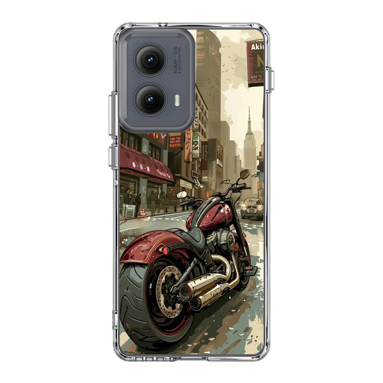 Motorcycle In Tokyo Streets Motorola Edge 2024 Case