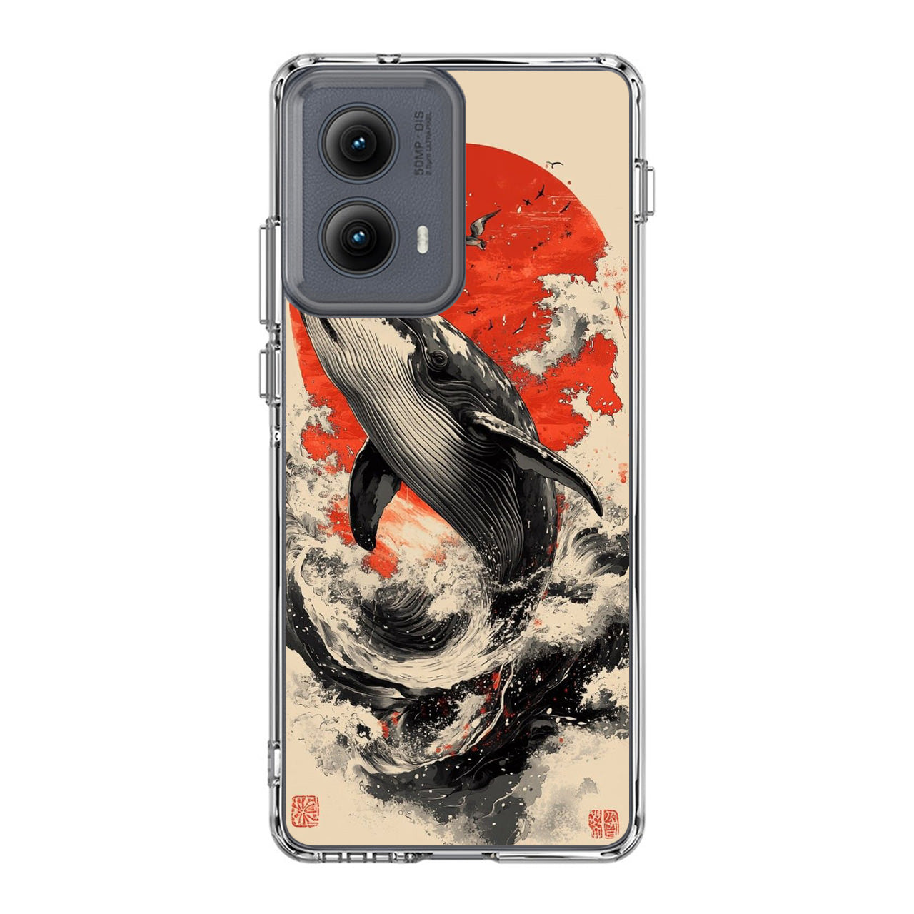 The Whale Rises Motorola Edge 2024 Case