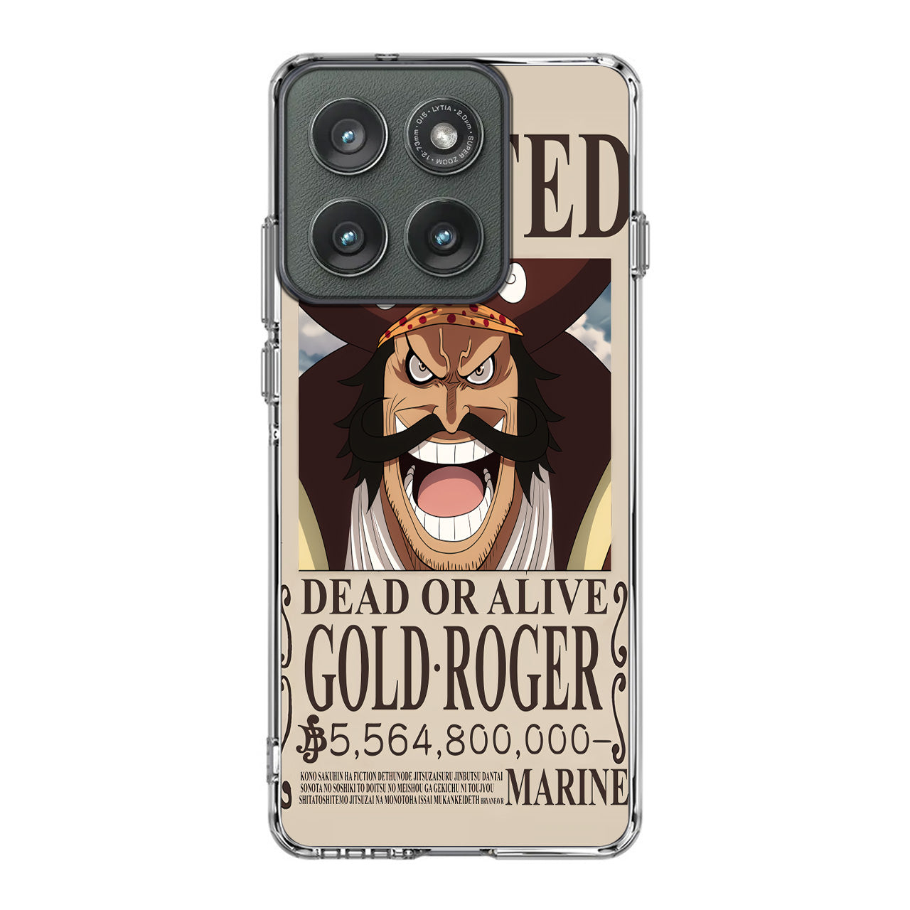 Gold Roger Bounty Motorola Edge 2025 Case