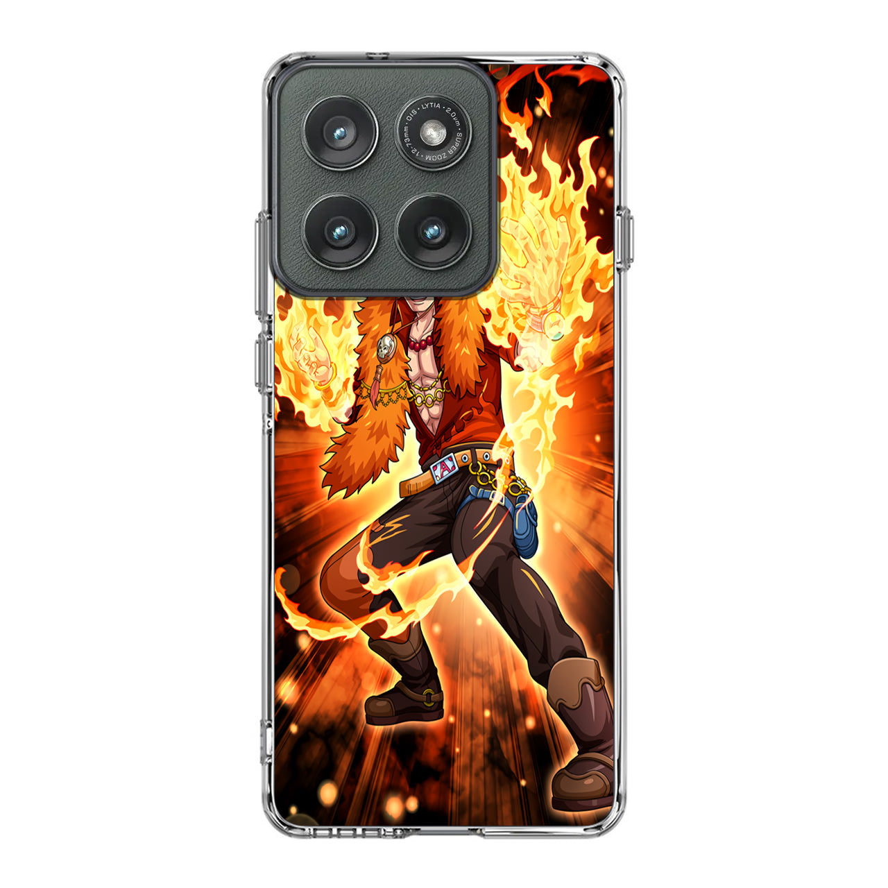 Portgas D Ace Fire Power Motorola Edge 2025 Case