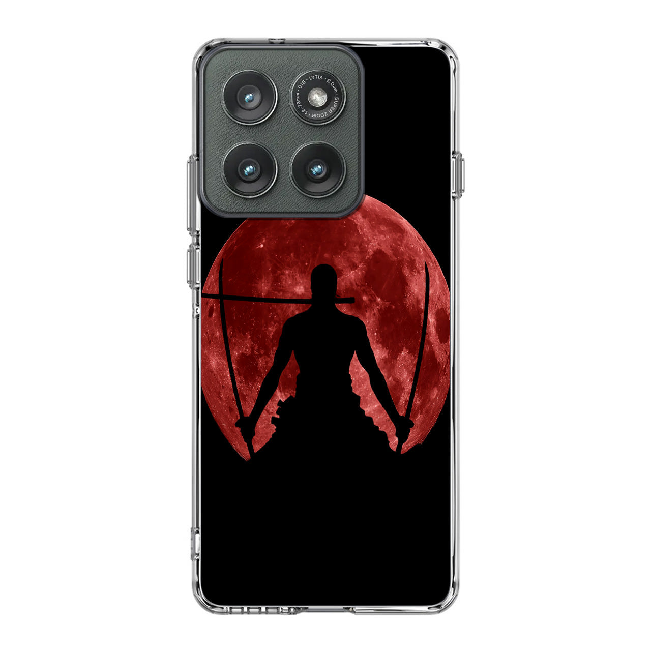Silhouette Of Zoro In Santoryu Mode Motorola Edge 2025 Case