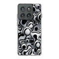 Abstract Art Black White Motorola Edge 2025 Case