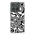 Abstract Black and White Background Motorola Edge 2025 Case