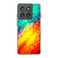 Abstract Multicolor Cubism Painting Motorola Edge 2025 Case
