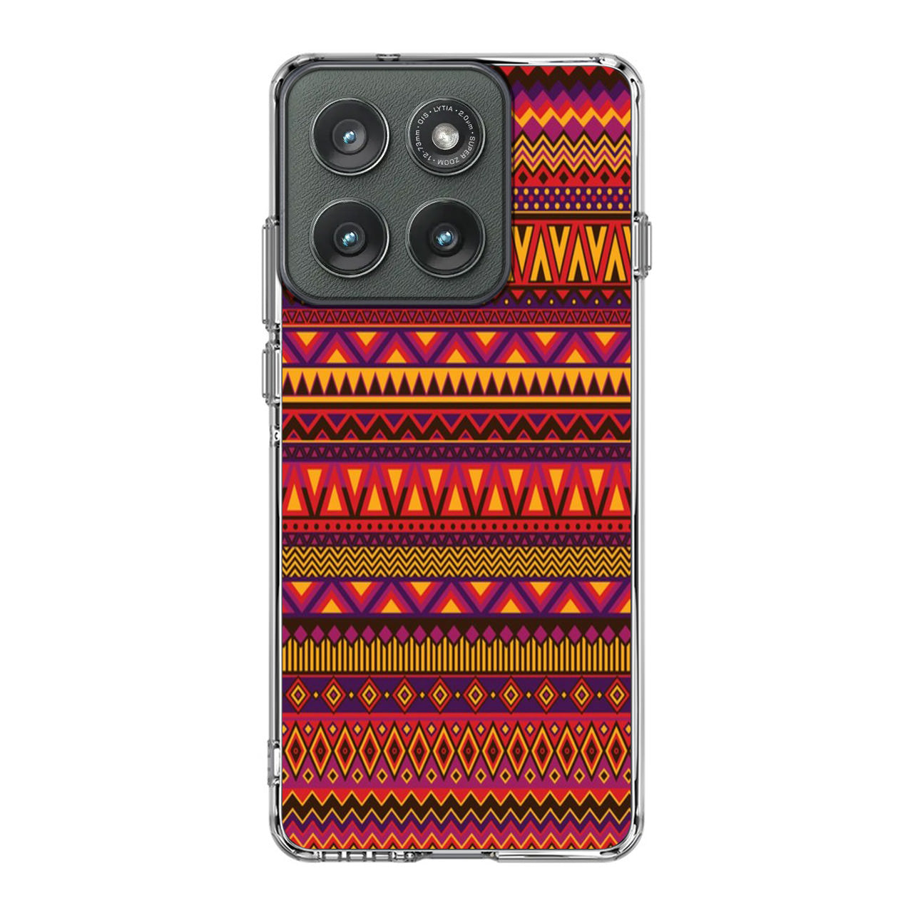 African Aztec Pattern Motorola Edge 2025 Case