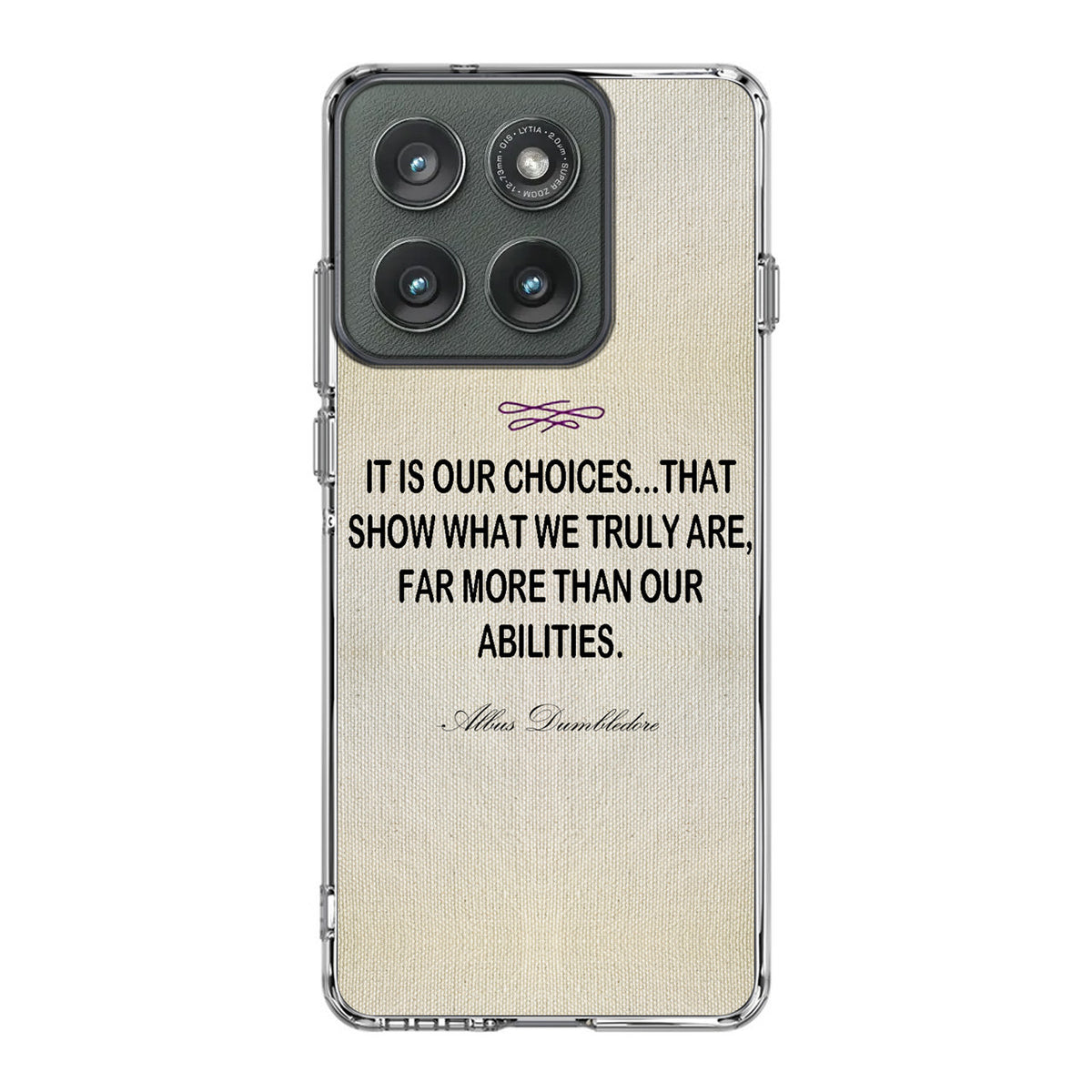 Albus Dumbledore Quote Motorola Edge 2025 Case