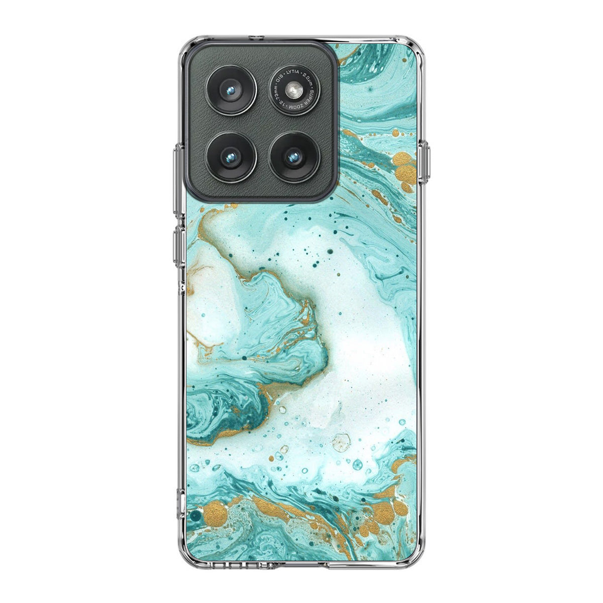 Azure Water Glitter Motorola Edge 2025 Case