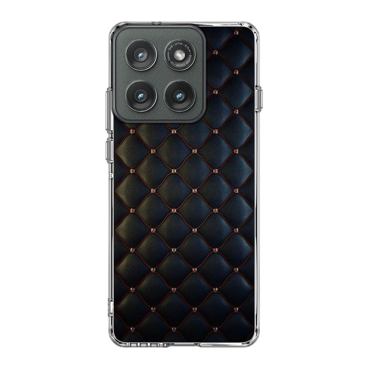 Black Royal Pattern Motorola Edge 2025 Case