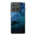 Blue Abstract Art Motorola Edge 2025 Case