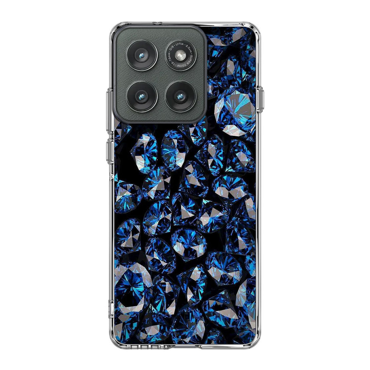 Blue Diamonds Pattern Motorola Edge 2025 Case
