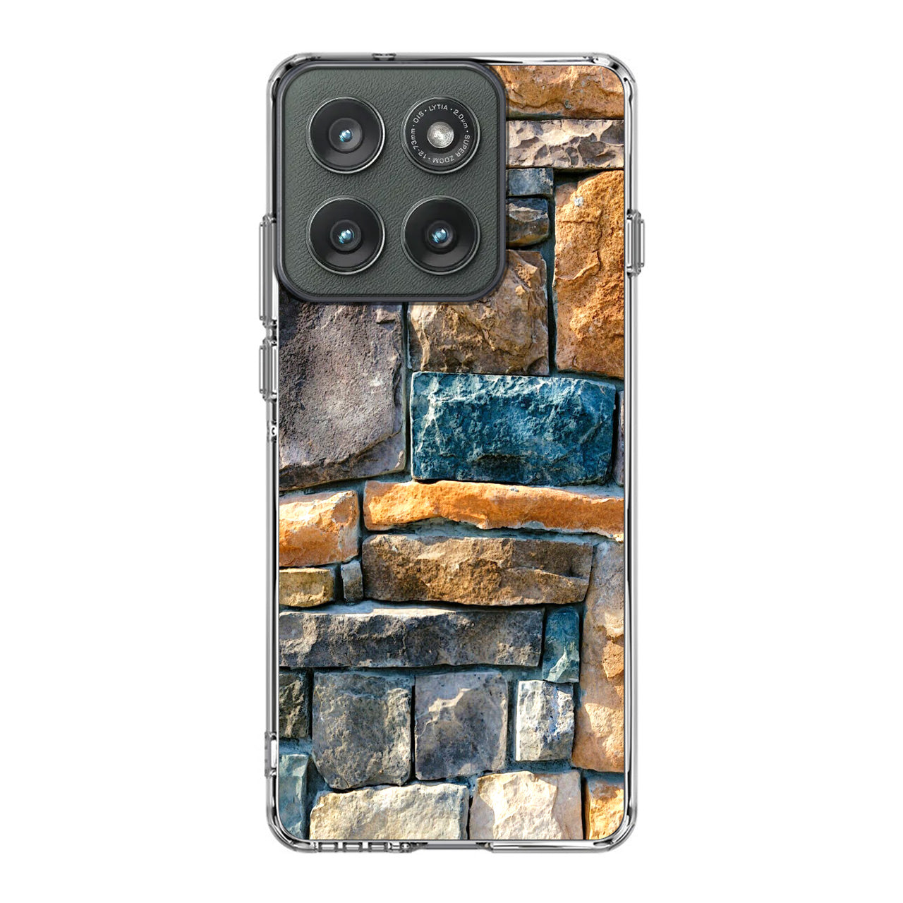 Colored Stone Piles Motorola Edge 2025 Case