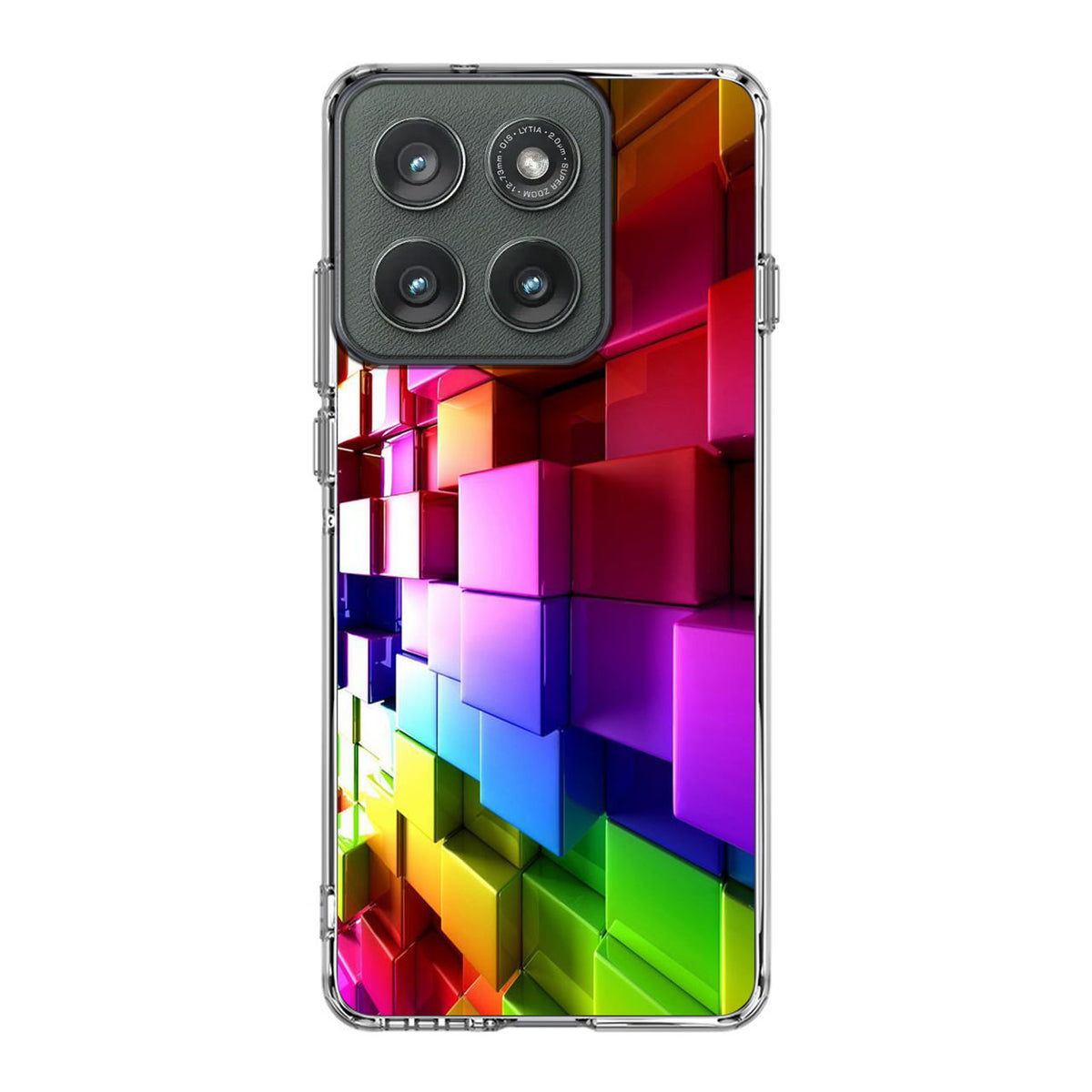 Colorful Cubes Motorola Edge 2025 Case