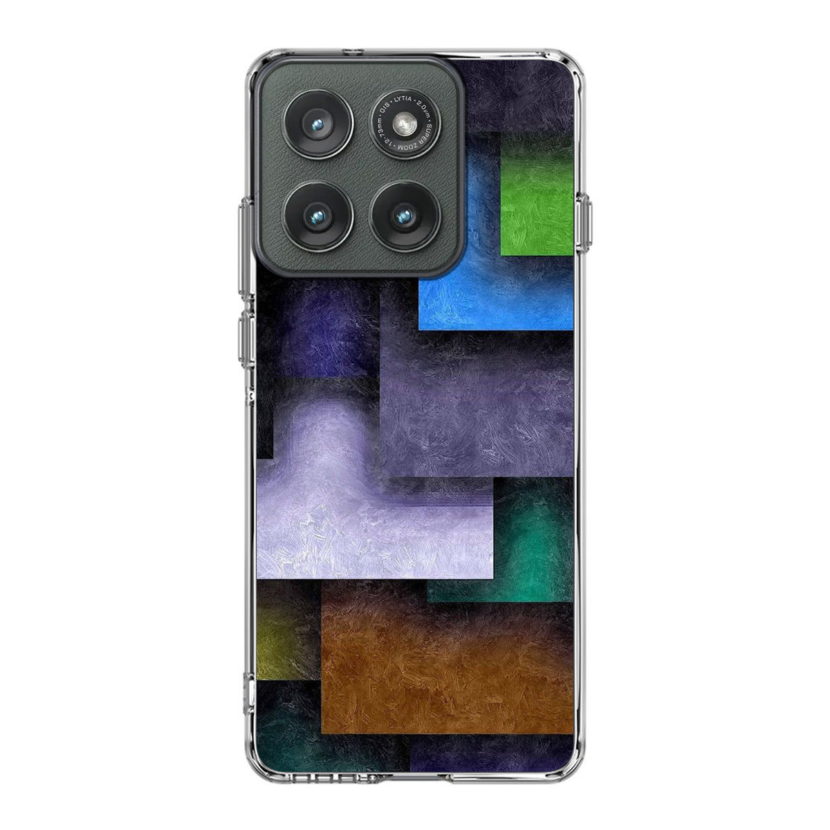 Colorful Rectangel Art Motorola Edge 2025 Case