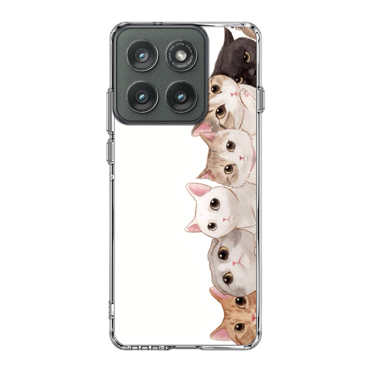 Cute Cats Vertical Motorola Edge 2025 Case