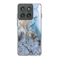 Golden Azure Marble Motorola Edge 2025 Case