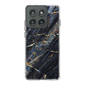 Golden Black Marble Motorola Edge 2025 Case