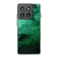 Green Abstract Art Motorola Edge 2025 Case