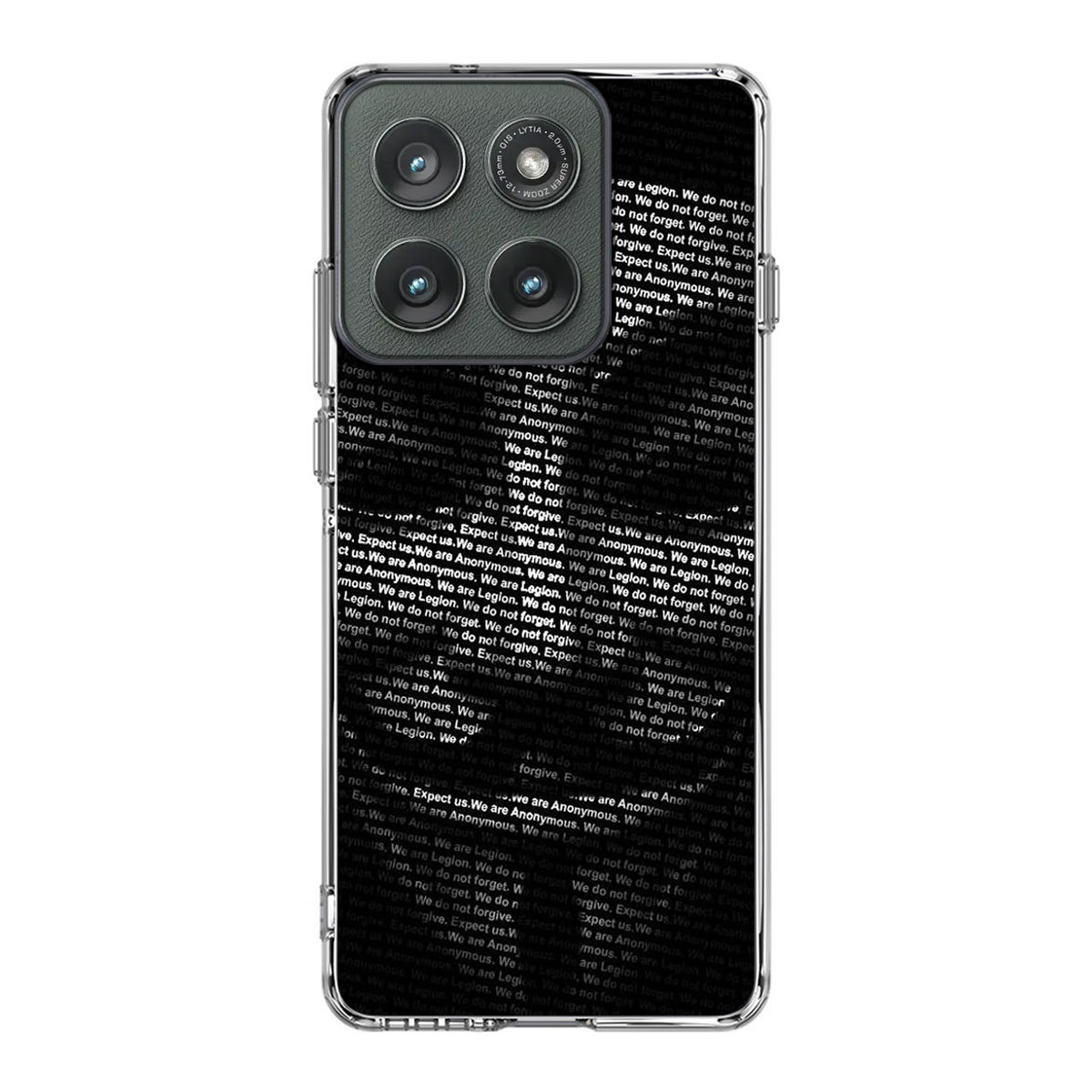 Guy Fawkes Mask Anonymous Motorola Edge 2025 Case