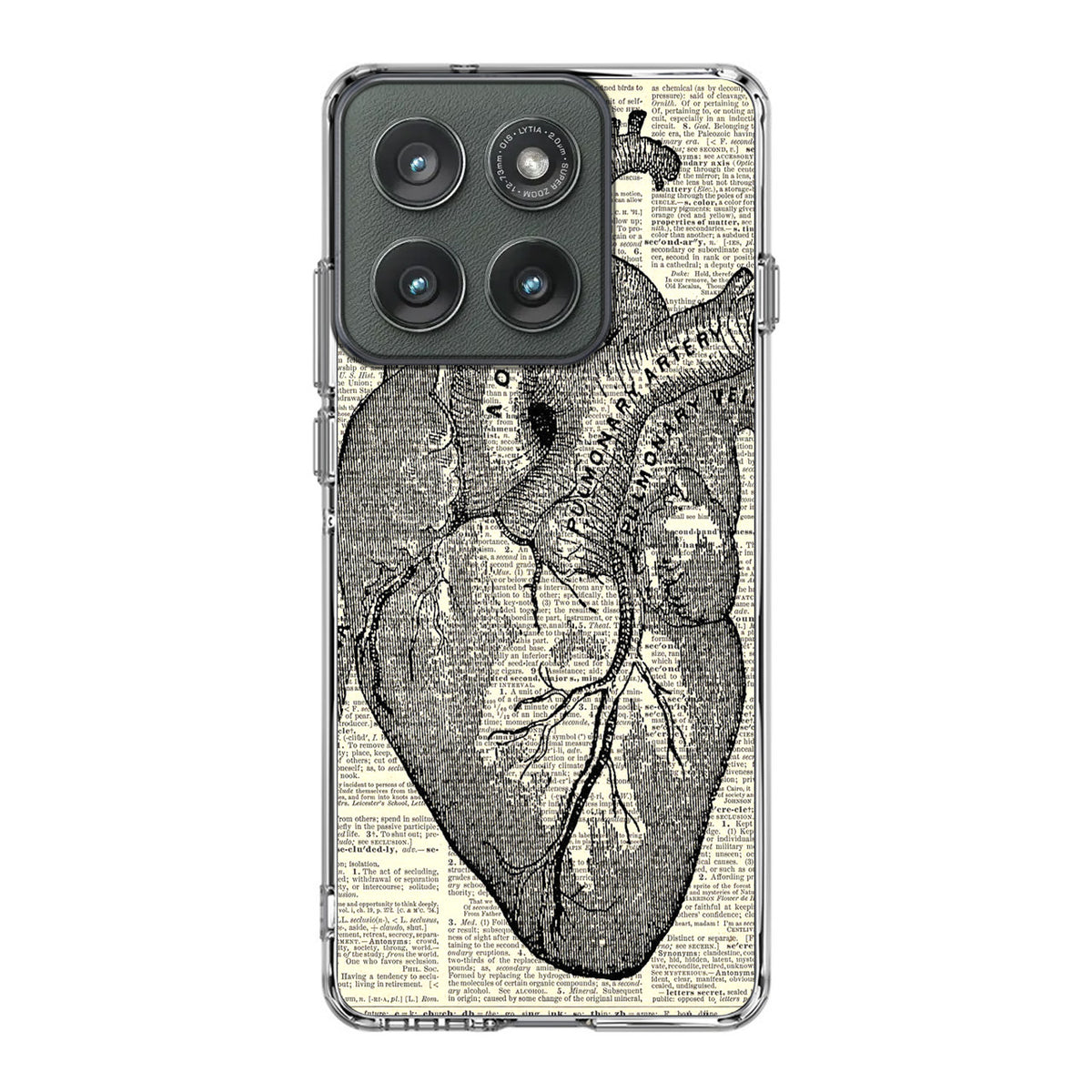 Heart Book Art Motorola Edge 2025 Case