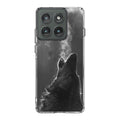 Howling Wolves Black and White Motorola Edge 2025 Case