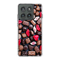 I Love Choco Pattern Motorola Edge 2025 Case
