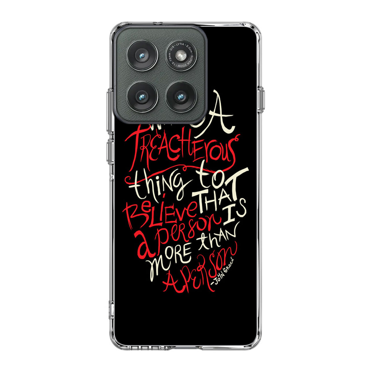 John Green Quotes More Than A Person Motorola Edge 2025 Case