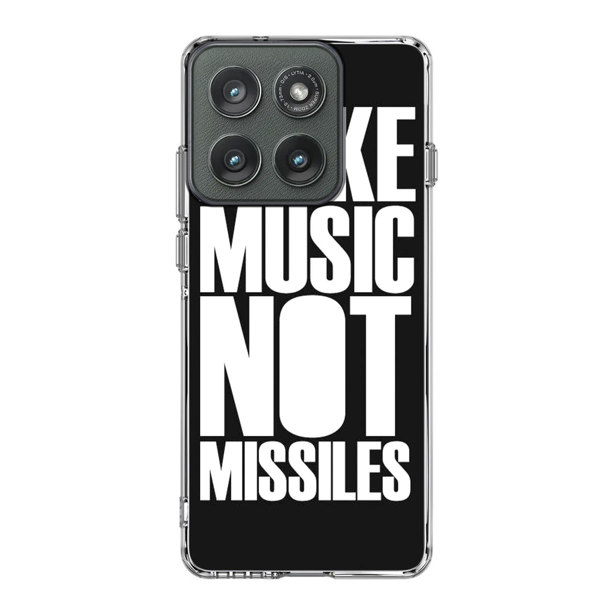 Make Music Not Missiles Motorola Edge 2025 Case