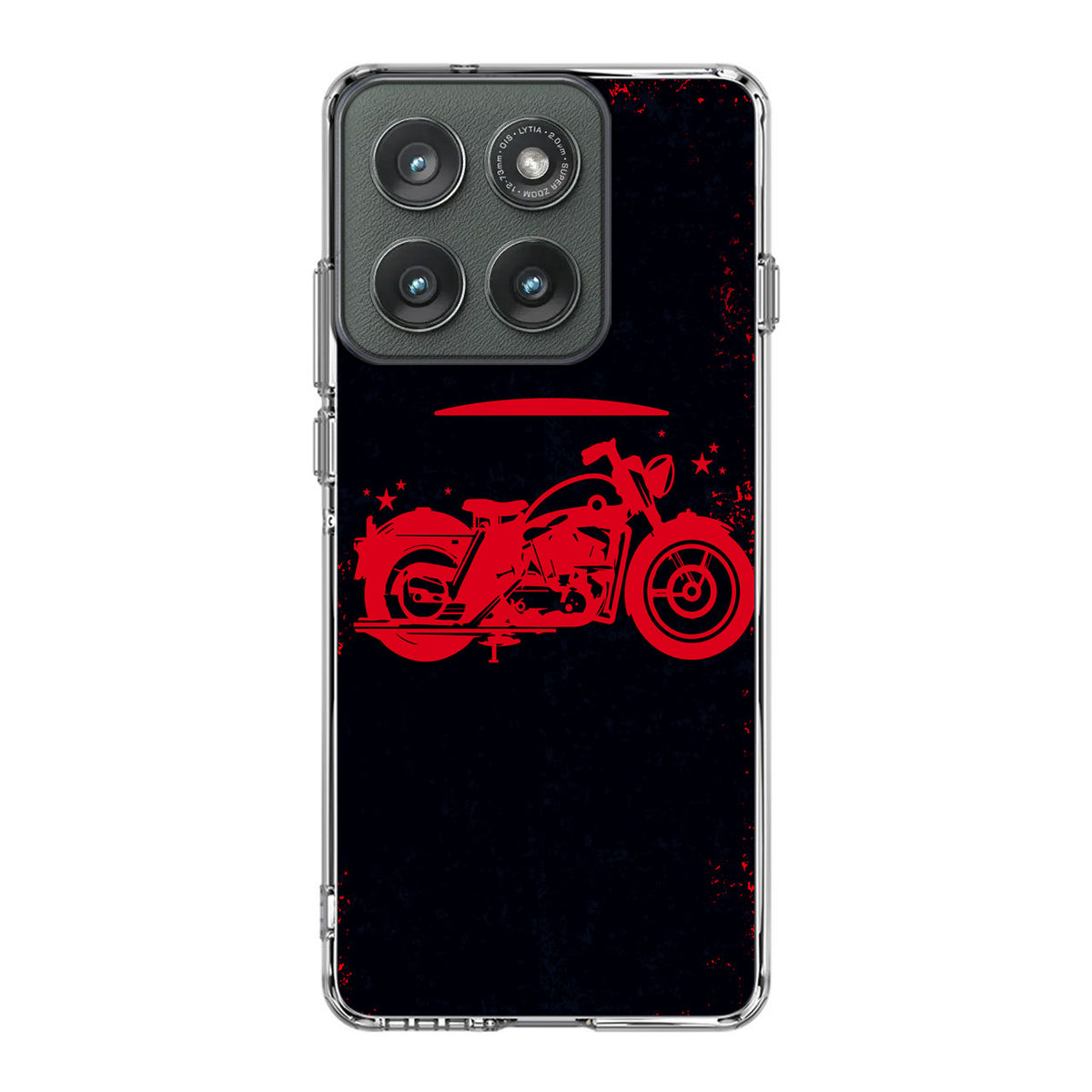 Motorcycle Red Art Motorola Edge 2025 Case