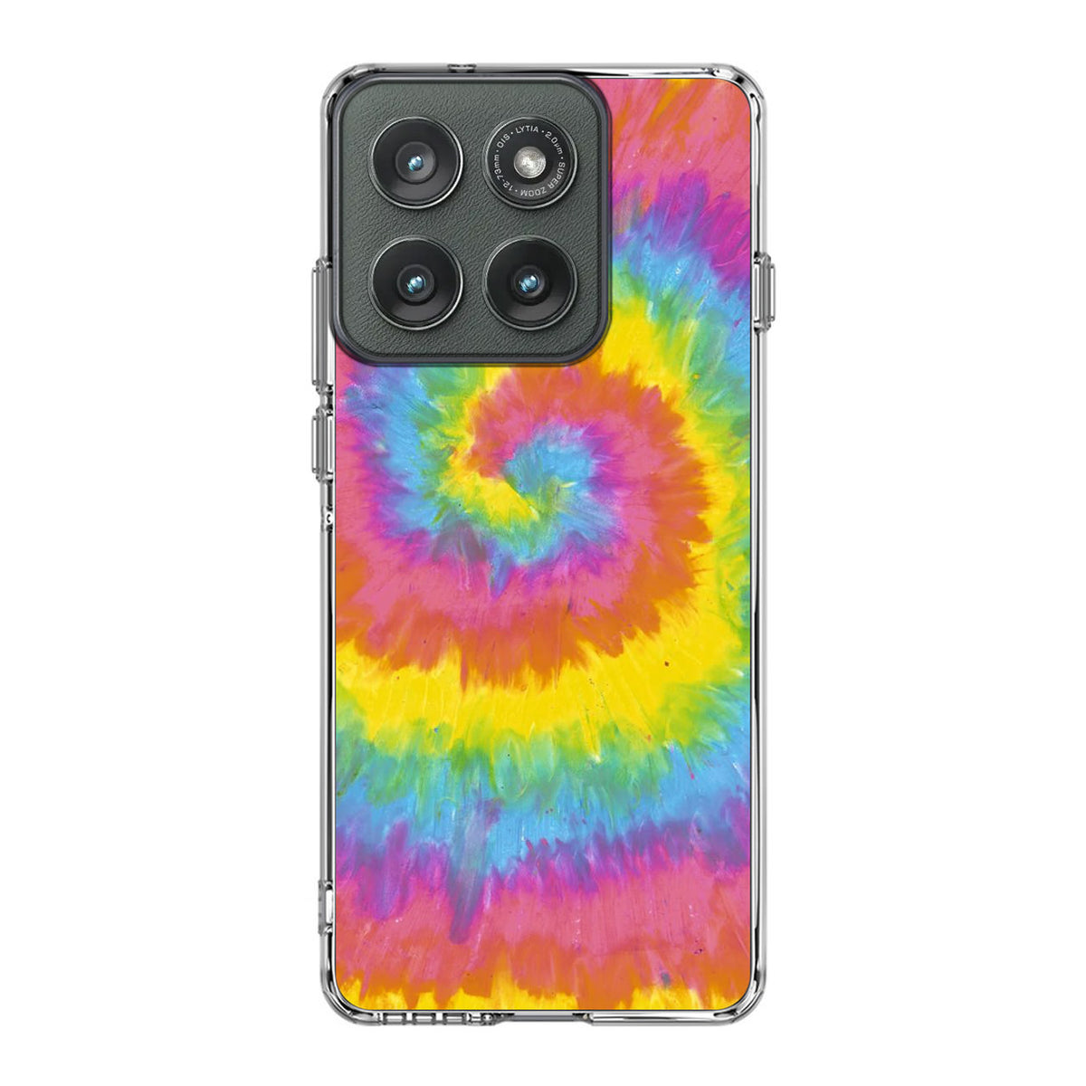 Pastel Rainbow Tie Dye Motorola Edge 2025 Case